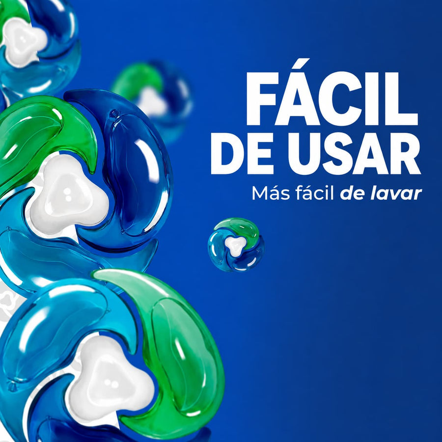 Detergente para ropa en cápsulas 4 en 1